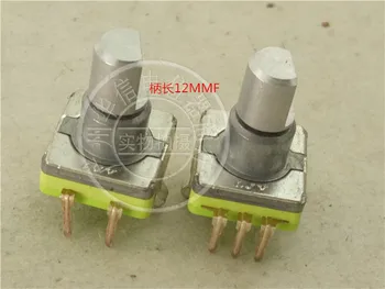 5pcs Car DVD navigation volume potentiometer encoder / EC11 Potentiometer with switch step 30 points green 12.5F 12.5MM * 12MM
5pcs Car DVD navigation volume potentiometer encoder / EC11 Potentiometer with switch step 30 points green 12.5F 12.5MM * 12MM