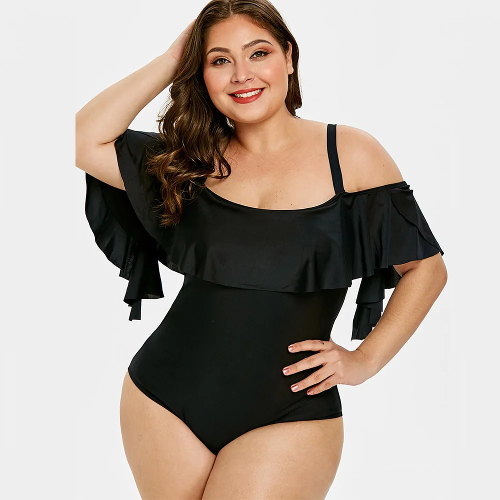 Rosegal Plus Size Back Cut Out Ruffle Embellished Swimwear Women Scoop Neck Padded Swimsuit One-Piece Suits Classic Sportswear
Rosegal Plus Size Back Cut Out Ruffle Embellished Swimwear Women Scoop Neck Padded Swimsuit One-Piece Suits Classic Sportswear