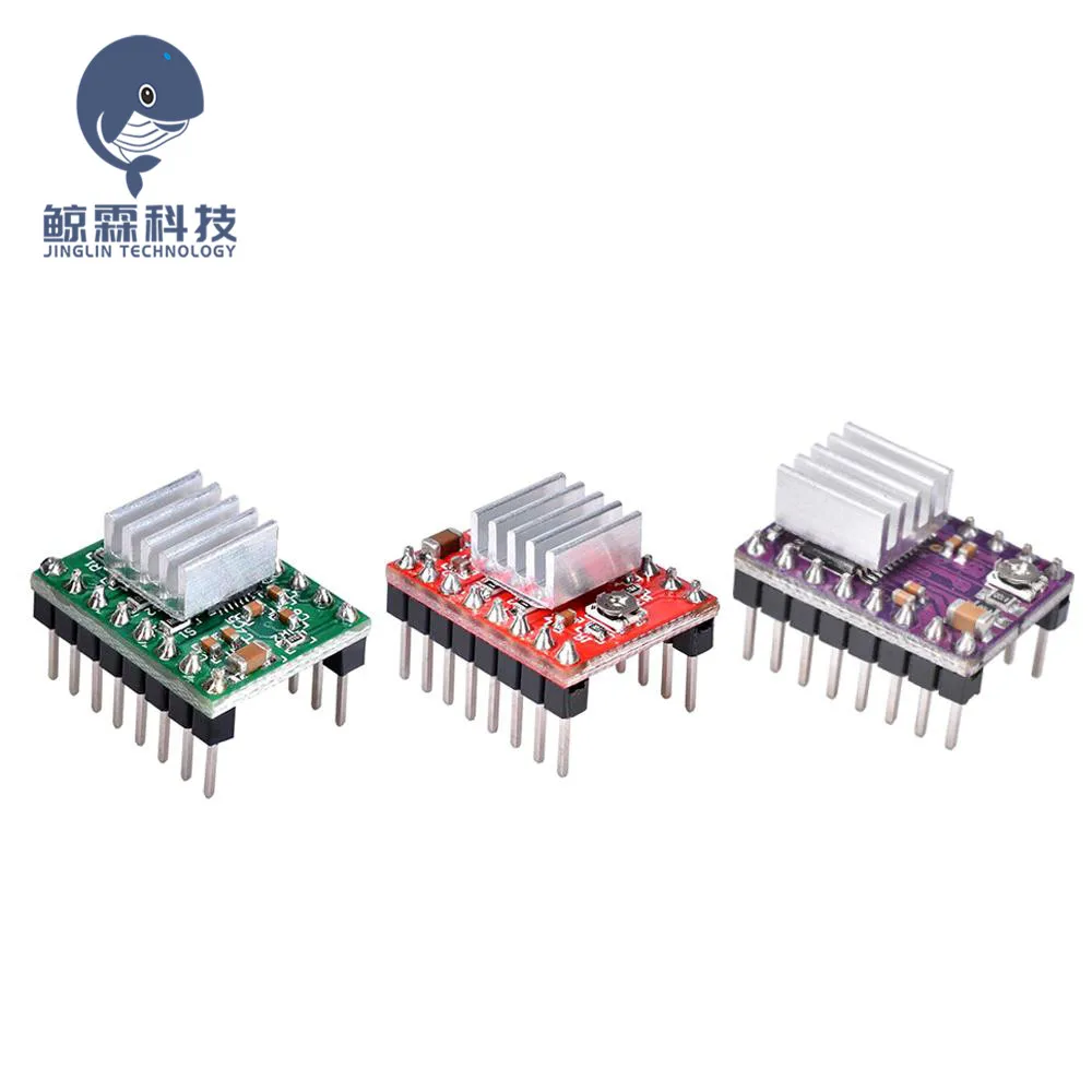 3D Printer Parts StepStick A4988 DRV8825 Stepper Motor Driver With Heat sink Carrier Reprap RAMPS 1.4 1.5 1.6 MKS GEN V1.4 board
3D Printer Parts StepStick A4988 DRV8825 Stepper Motor Driver With Heat sink Carrier Reprap RAMPS 1.4 1.5 1.6 MKS GEN V1.4 board