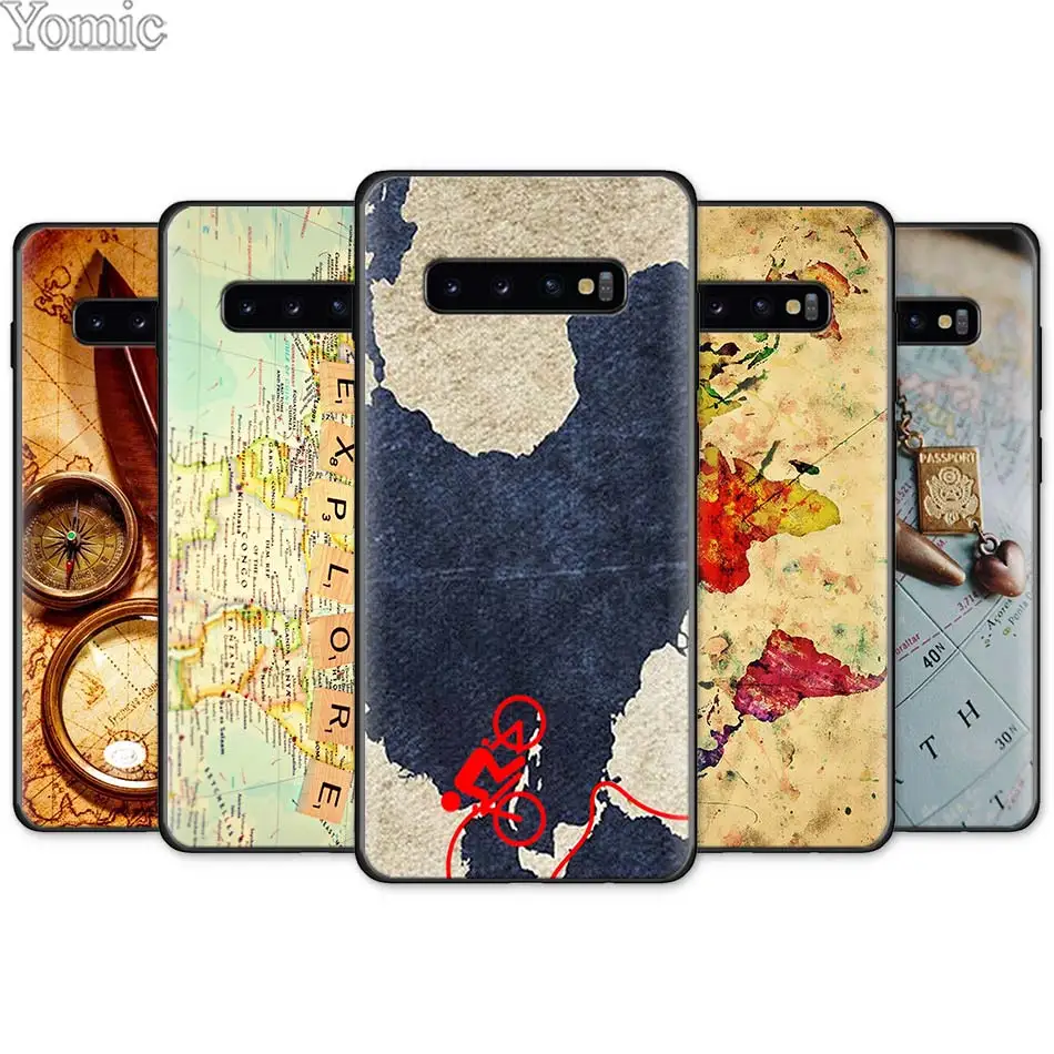 World Map Travel Just Go Black TPU Soft Case for Samsung Galaxy S10e S10 S8 S9 Plus S7 A40 A50 A70 Note 8 9 Silicone Case Cover
World Map Travel Just Go Black TPU Soft Case for Samsung Galaxy S10e S10 S8 S9 Plus S7 A40 A50 A70 Note 8 9 Silicone Case Cover