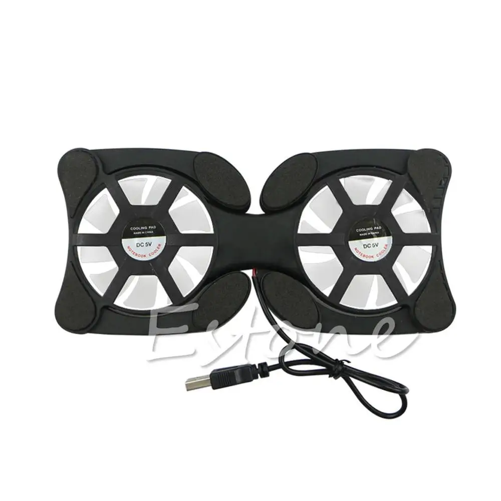 Foldable Cool Cooler Cooling USB Dual Fans Notebook Stand Fan Pad w/2 Fan for 14.1'' Laptop Notebook DN001
Foldable Cool Cooler Cooling USB Dual Fans Notebook Stand Fan Pad w/2 Fan for 14.1'' Laptop Notebook DN001