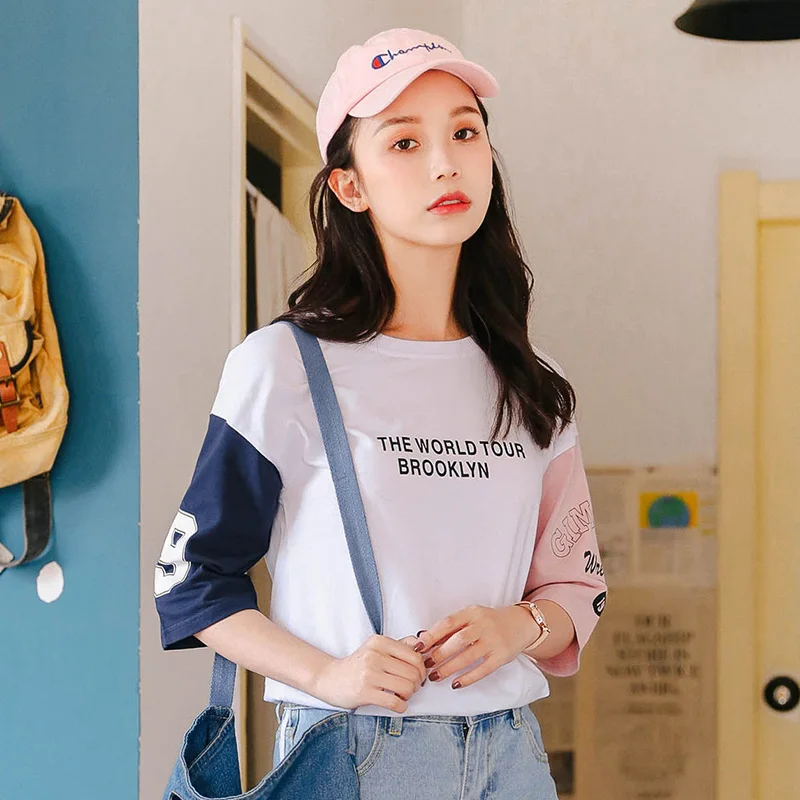 Harajuku Kawaii Top T Shirt Women Summer 2018 Korean Fashion Preppy Style Tops Tees Schoolgirl Streetwear Ulzzang Tshirt Clothes
Harajuku Kawaii Top T Shirt Women Summer 2018 Korean Fashion Preppy Style Tops Tees Schoolgirl Streetwear Ulzzang Tshirt Clothes