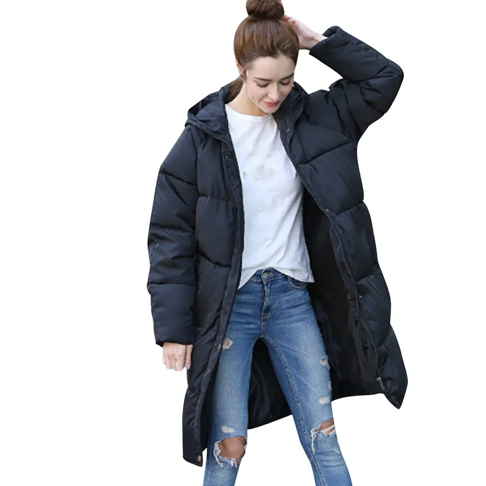 Feitong 2019 Fashion women winter hooded coats warm Female coat padded jacket female long parka womens wadded feminina Outwear
Feitong 2019 Fashion women winter hooded coats warm Female coat padded jacket female long parka womens wadded feminina Outwear