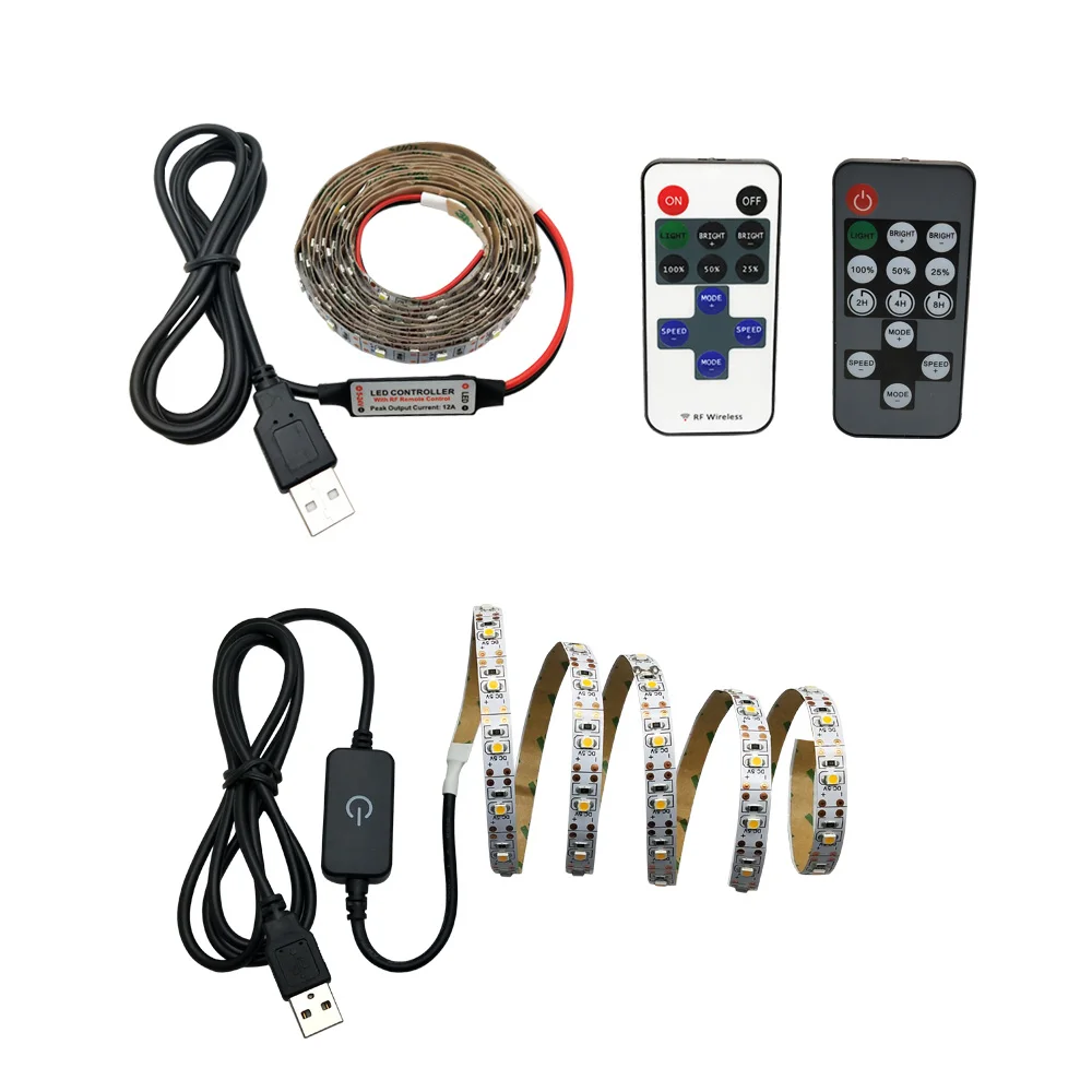 5V USB Power Touch LED Strip light Single Controller White/Warm White 2835 SMD HDTV TV Desktop PC Screen Backlight lighting
5V USB Power Touch LED Strip light Single Controller White/Warm White 2835 SMD HDTV TV Desktop PC Screen Backlight lighting