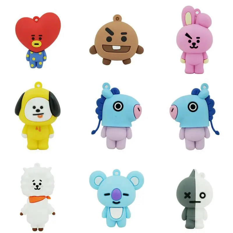 Cute BT21 Silica gel Pendant Moblie phone key straps korean supplies BTS stationery
Cute BT21 Silica gel Pendant Moblie phone key straps korean supplies BTS stationery