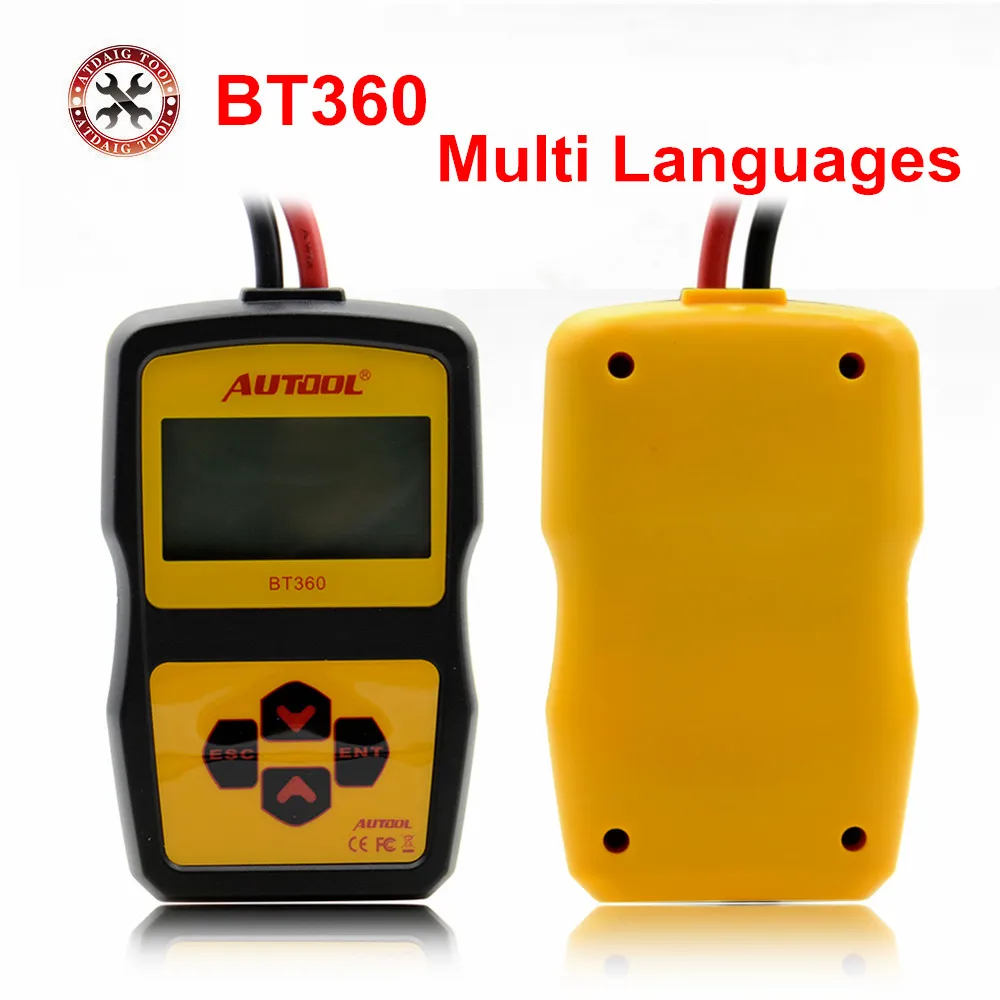 Original Auto Battery Tester Autool BT360 12V Car Automotive Battery Analyzer Multi-Language Spanish Russian Support 2000 EN/CCA
Original Auto Battery Tester Autool BT360 12V Car Automotive Battery Analyzer Multi-Language Spanish Russian Support 2000 EN/CCA