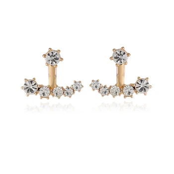 Jisensp New Crystal Stud Earrings for Women Fashion Jewelry Gold Simple Design Rhinestones Earring Jewelry Gift Boucle D'oreille
Jisensp New Crystal Stud Earrings for Women Fashion Jewelry Gold Simple Design Rhinestones Earring Jewelry Gift Boucle D'oreille
