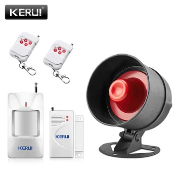 KERUI Wireless Burglar Home Sensor Alarm Siren System Security Alarm System For Home House PIR/Door Sensor Remote Control
KERUI Wireless Burglar Home Sensor Alarm Siren System Security Alarm System For Home House PIR/Door Sensor Remote Control