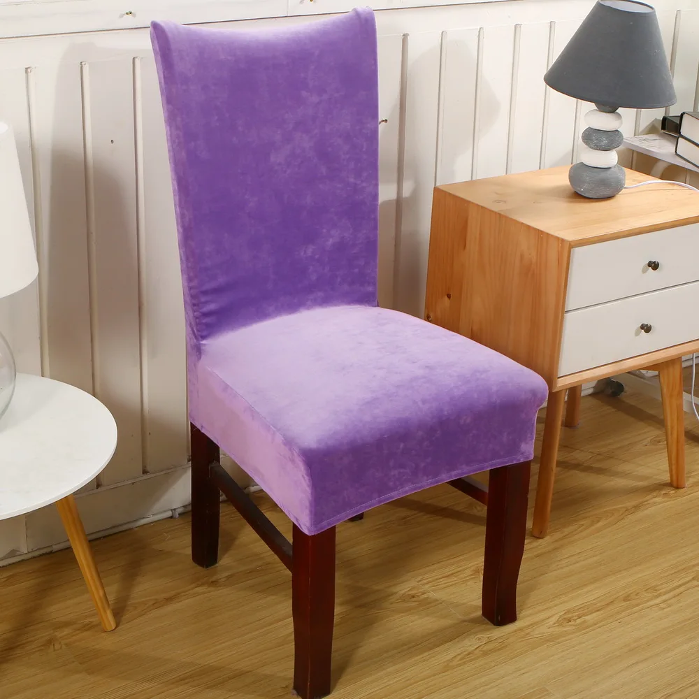 Spandex Velvet Dining Chair Cover Dustproof Stretch Chair Covers for Wedding Banquet Hotel Home Decor Slipcover funda para silla
Spandex Velvet Dining Chair Cover Dustproof Stretch Chair Covers for Wedding Banquet Hotel Home Decor Slipcover funda para silla