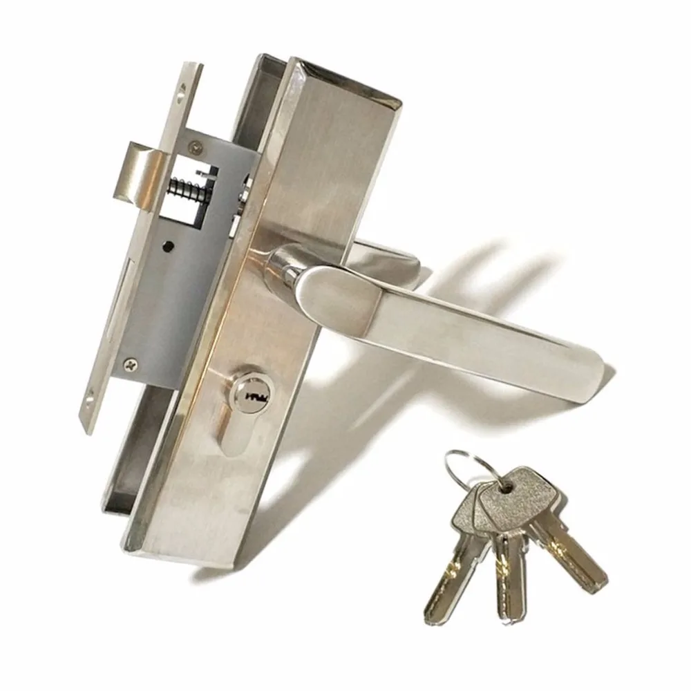 Stainless Steel Panel Handle Lock Indoor Wooden Door Lock With Backrest Double Tongue Lock Body Copper Core Copper Key
Stainless Steel Panel Handle Lock Indoor Wooden Door Lock With Backrest Double Tongue Lock Body Copper Core Copper Key