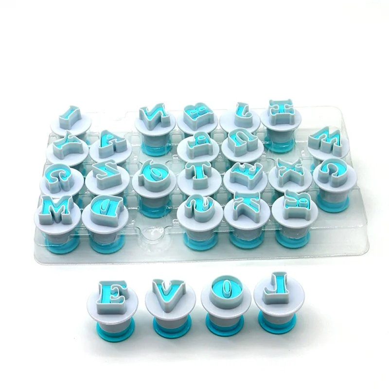10/26pcs Upper & Lowercase Alphabet Cookie Cutter Plastic Capital Letters Fondant Cutter Baking Cupcake Mold Cake Decorating
10/26pcs Upper & Lowercase Alphabet Cookie Cutter Plastic Capital Letters Fondant Cutter Baking Cupcake Mold Cake Decorating