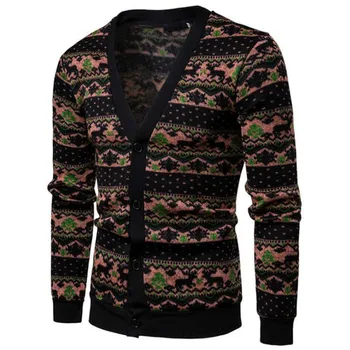 Europe and the United States new men's wool cardigan Christmas elk fashion dynamic color matching men's sweater cardigan
Europe and the United States new men's wool cardigan Christmas elk fashion dynamic color matching men's sweater cardigan