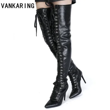 sexy design cross-tied over the knee high boots women autumn winter shoes woman high heels rubber boots botas thigh high boots
sexy design cross-tied over the knee high boots women autumn winter shoes woman high heels rubber boots botas thigh high boots