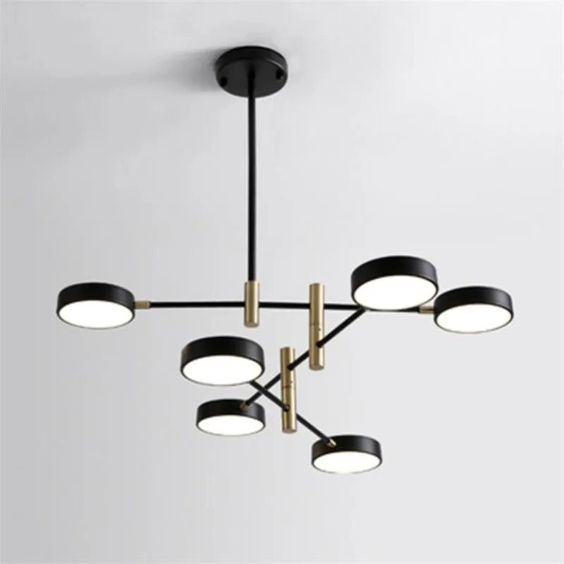 Modern Simple Creative Designer Metal Black/white Led Pendant Light for Dining Room Bar Foyer Decor Suspension 4/6 heads 1863
Modern Simple Creative Designer Metal Black/white Led Pendant Light for Dining Room Bar Foyer Decor Suspension 4/6 heads 1863