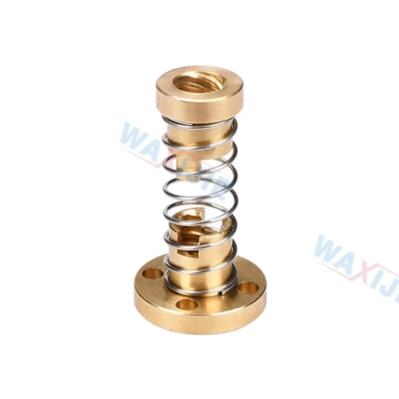 T8 Trapezoidal Screw Copper Nuts Springs Kits Threaded 8mm Pitch 2mm For Lead Screw Elimination Gap Accessories 3D Printer Parts
T8 Trapezoidal Screw Copper Nuts Springs Kits Threaded 8mm Pitch 2mm For Lead Screw Elimination Gap Accessories 3D Printer Parts