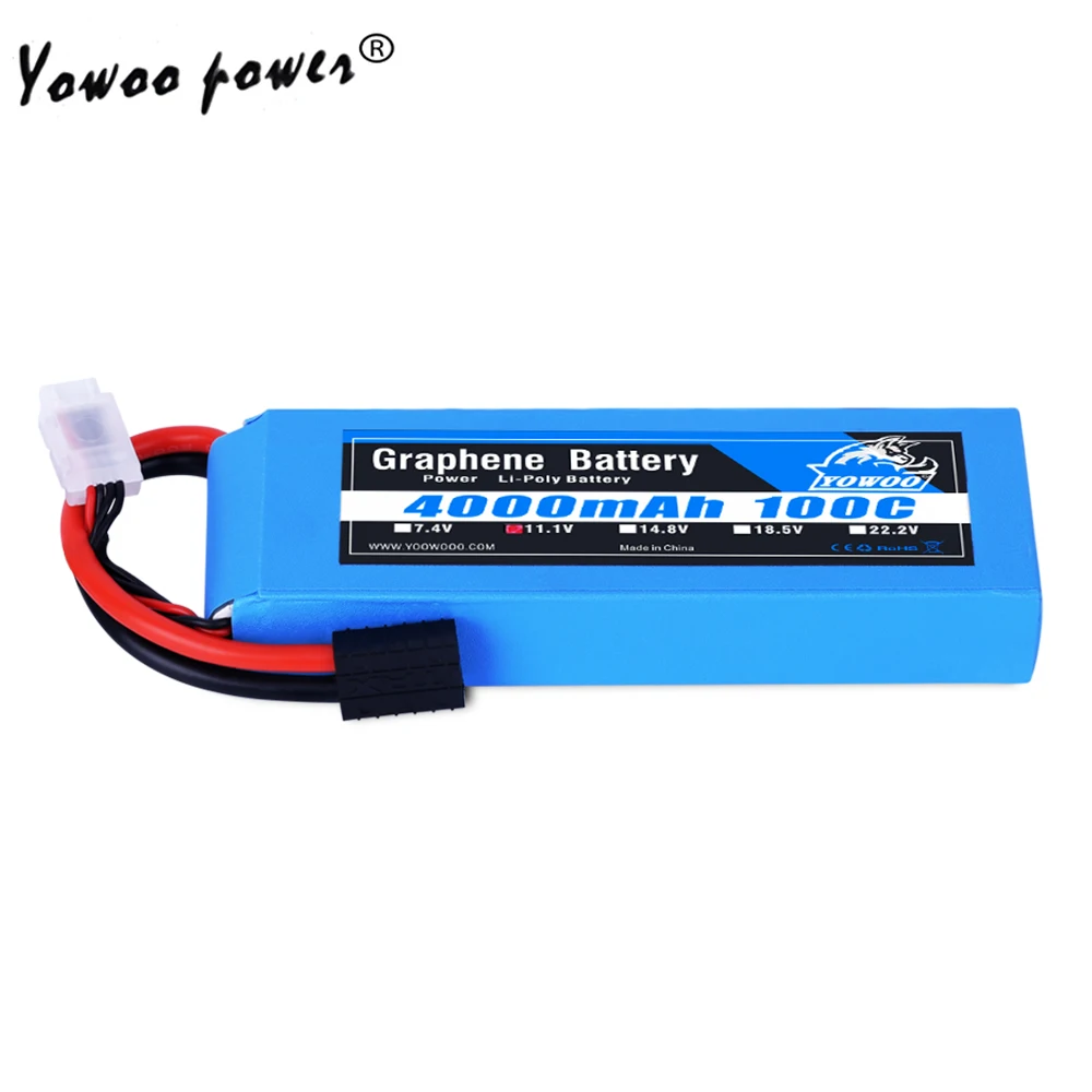 Lipo 3S Battery 11.1V 4000mAh 100C Graphene Max 200C Helicopter Quadcopter Truck High Discharger Rate For Car | Игрушки и хобби