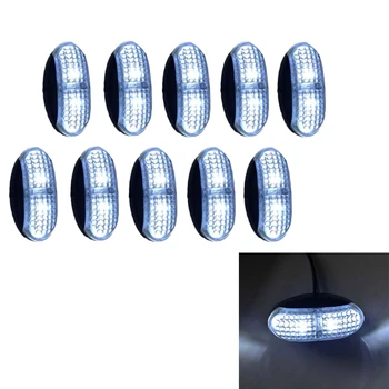 10PC Side Turn Signal Lamp For Trucks/Buses/Trailer LED 10-30V Waterproof Piranha Lights 4 Color Car Light
10PC Side Turn Signal Lamp For Trucks/Buses/Trailer LED 10-30V Waterproof Piranha Lights 4 Color Car Light