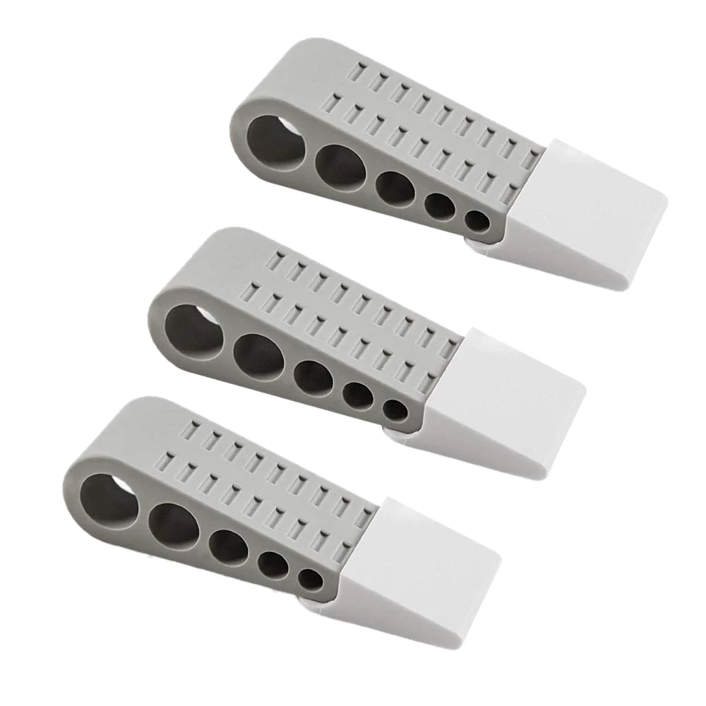 3 Pack Door Stopper Heavy Duty Door Stop Wedge with Decorative Holder for Home and Office Works on All Surface Grey
3 Pack Door Stopper Heavy Duty Door Stop Wedge with Decorative Holder for Home and Office Works on All Surface Grey