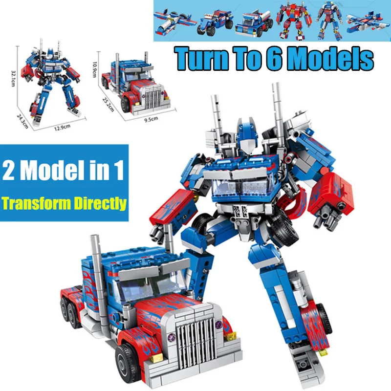 Transformation 2in1 Robot Car Truck fit technic robot city Building Blocks bricks Models kid toys for children gift
Transformation 2in1 Robot Car Truck fit technic robot city Building Blocks bricks Models kid toys for children gift