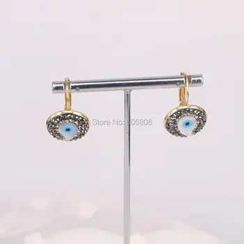 ZYZ-E6402 10pairs Gold color Eye Shell Earrings, Crystal Rhinestone Paved white Blue Eye Dangle Earrings
ZYZ-E6402 10pairs Gold color Eye Shell Earrings, Crystal Rhinestone Paved white Blue Eye Dangle Earrings