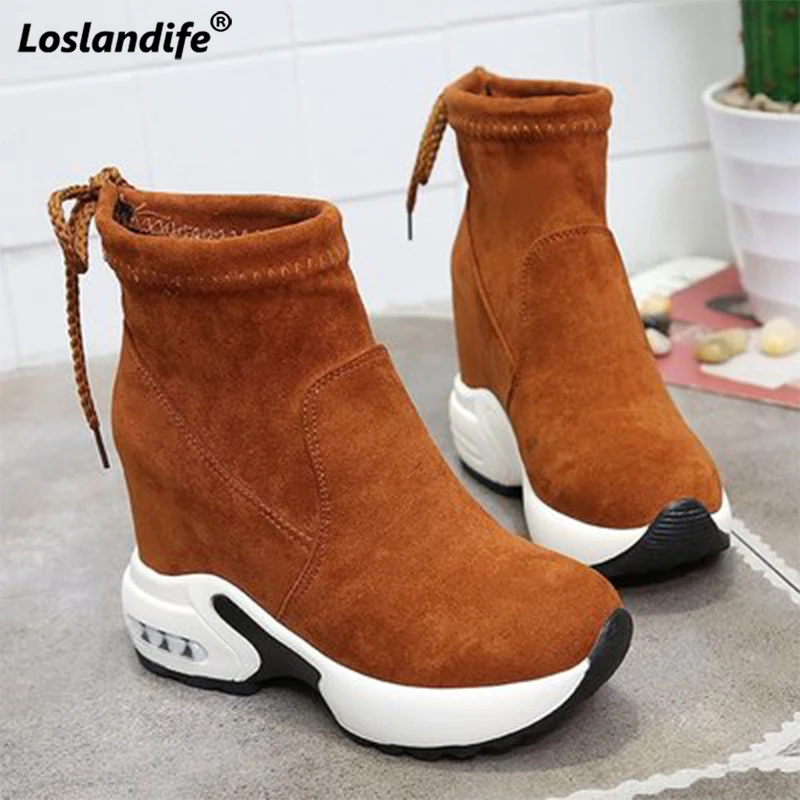 Booties woman 2019 breathable stretch socks high casual sports female boots fashion ladies thick bottom increased women's shoes
Booties woman 2019 breathable stretch socks high casual sports female boots fashion ladies thick bottom increased women's shoes