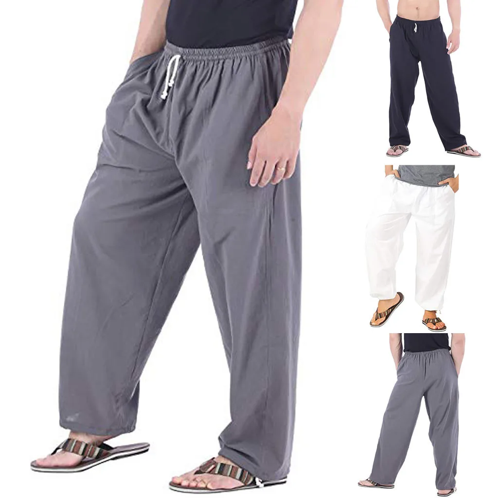 2019 Men's Pants Linen Large Size Trousers Solid Color Workwear Casual Pocket Sports Work Casual Pants 7.18
2019 Men's Pants Linen Large Size Trousers Solid Color Workwear Casual Pocket Sports Work Casual Pants 7.18
