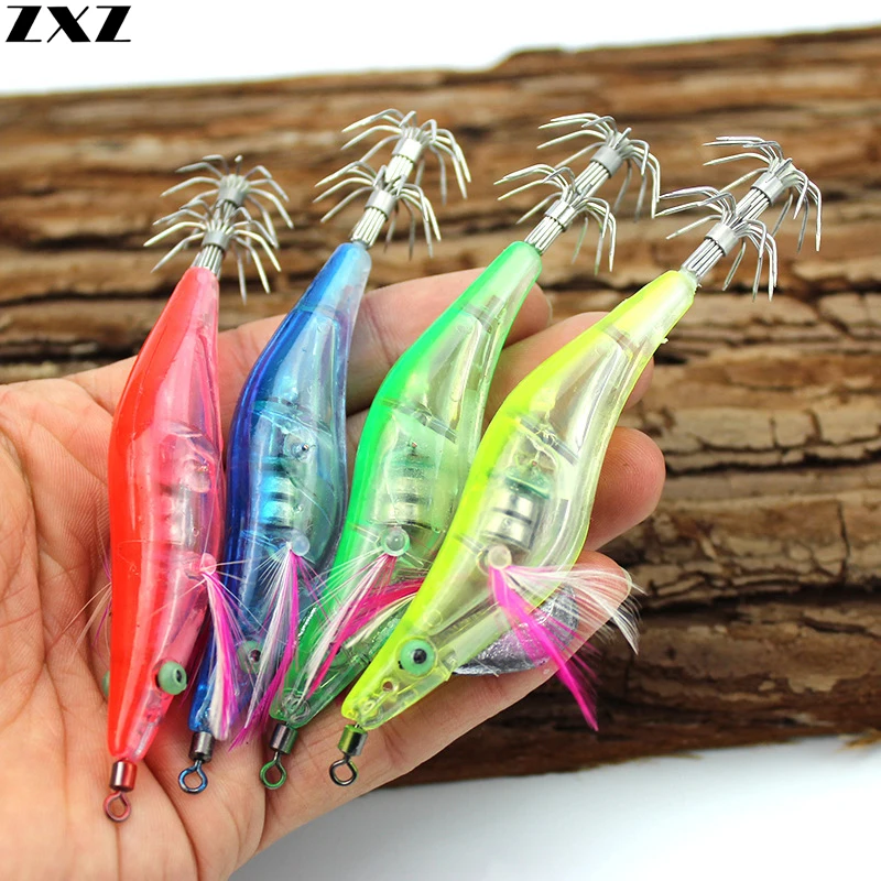 10pcs LED Electronic Shrimp Lure with Squid Hook Jigging Hard Fishing Lures Prawn Luminous Tail Artificial Bait Tackle for Fish
10pcs LED Electronic Shrimp Lure with Squid Hook Jigging Hard Fishing Lures Prawn Luminous Tail Artificial Bait Tackle for Fish