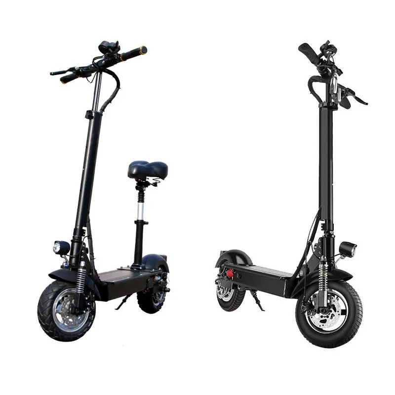 Discount electric scooter have a seat 11 inch tire 1200w 48V Adultes use 18Ah/26Ah 5