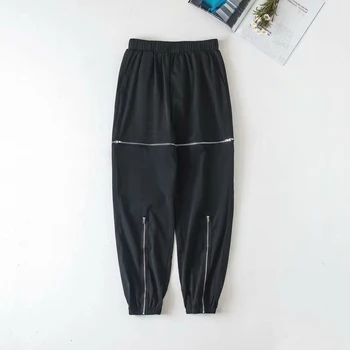 Black Solid Women Loose Training Ankle-length Pants Elastic Waist Zipper Detachable Leg Women Loose Solid Ankle Banded Pants
Black Solid Women Loose Training Ankle-length Pants Elastic Waist Zipper Detachable Leg Women Loose Solid Ankle Banded Pants