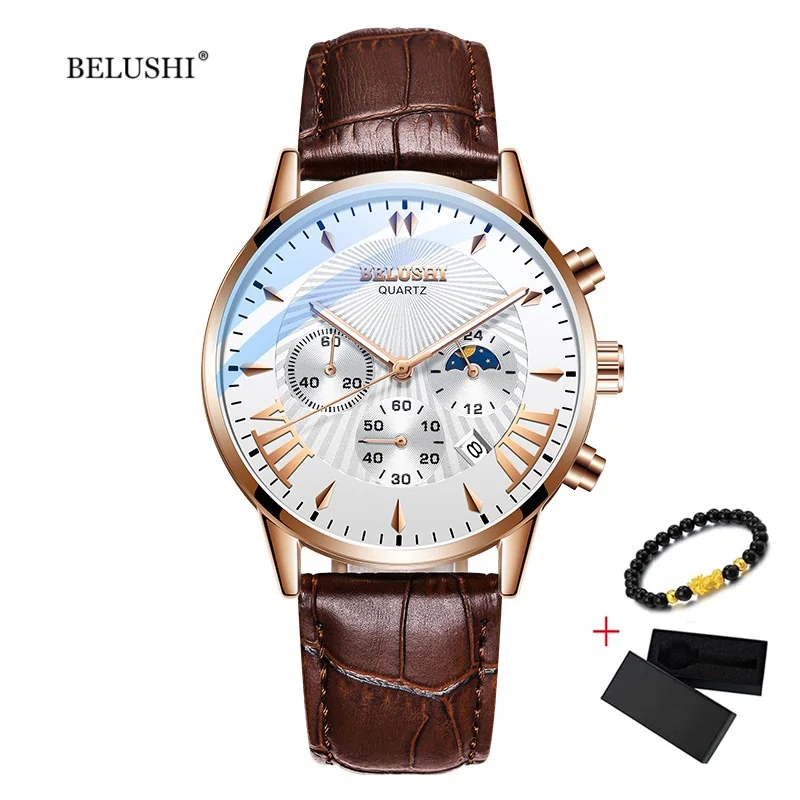 BELUSHI Blue Ray Watch Men Luxury Quartz Wristwatches Mens Casual Slim Dress Waterproof Sport Leather Watch Montre Homme 2019
BELUSHI Blue Ray Watch Men Luxury Quartz Wristwatches Mens Casual Slim Dress Waterproof Sport Leather Watch Montre Homme 2019