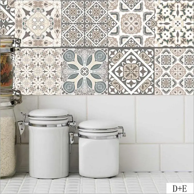 DIY Self Adhesive Retro Pattern Wall Stickers PVC Waterproof Anti Mildew Tiles Wall Sticker Bedroom Home Wallpaper Wall Decor
DIY Self Adhesive Retro Pattern Wall Stickers PVC Waterproof Anti Mildew Tiles Wall Sticker Bedroom Home Wallpaper Wall Decor