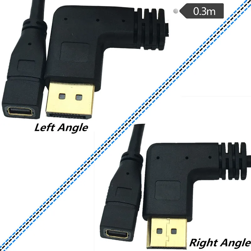 Позолоченный 90-градусный левый и правый локоть dp линия от male до mini displayport female 4K патч-корд 1,2 HDdisplayport удлинитель 0,3 м
Позолоченный 90-градусный левый и правый локоть dp линия от male до mini displayport female 4K патч-корд 1,2 HDdisplayport удлинитель 0,3 м