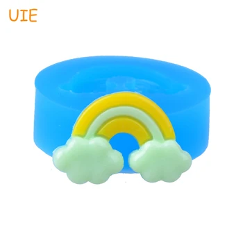 

PYL151U 29.2mm Rainbow Silicone Mould - Cupcake Topper, Fondant, Sugarcraft, Resin, Chocolate, Candy, Gum Paste, Cookie, Icing