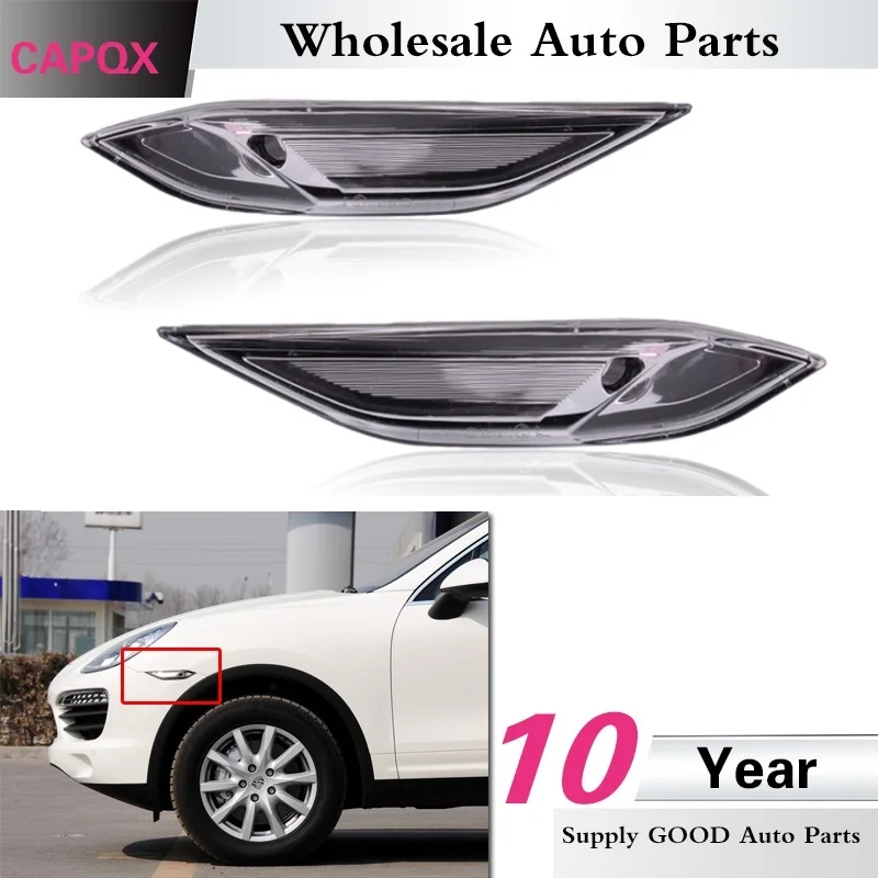 CAPQX White color Front Side Fender Light For Porsche Cayenne 2011 2012 2013 2014 Turn singal light Lamp Turning Signal
CAPQX White color Front Side Fender Light For Porsche Cayenne 2011 2012 2013 2014 Turn singal light Lamp Turning Signal