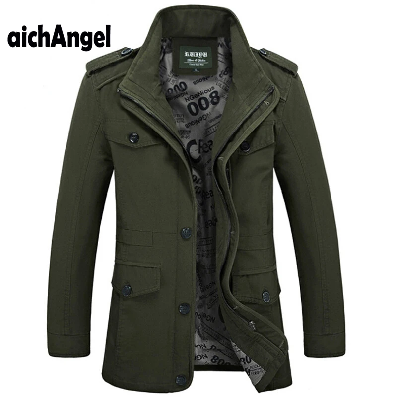 aichAngeI Men's Coat Fashion Jacket Plus Size Overcoat Men Casual Jackets Windbreaker Military jacket Man's Jackets and Coats
aichAngeI Men's Coat Fashion Jacket Plus Size Overcoat Men Casual Jackets Windbreaker Military jacket Man's Jackets and Coats