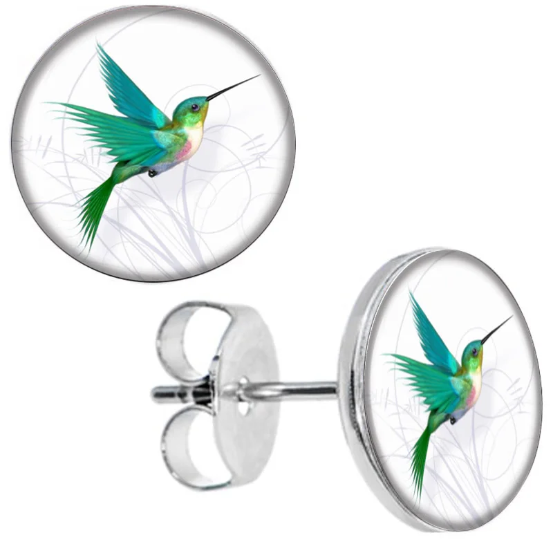 Wholesale Stud Earrings Humming Bird Stainless Steel Ear Studs Cheaters Unisex Earring 8mm 10mm AW5271
Wholesale Stud Earrings Humming Bird Stainless Steel Ear Studs Cheaters Unisex Earring 8mm 10mm AW5271