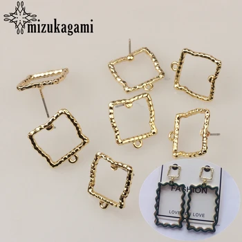 Zinc Alloy Golden Metal Hollow Square Simple Earrings Base Connectors Linkers 16mm 6pcs/lot For DIY Earrings Jewelry Accessories
Zinc Alloy Golden Metal Hollow Square Simple Earrings Base Connectors Linkers 16mm 6pcs/lot For DIY Earrings Jewelry Accessories