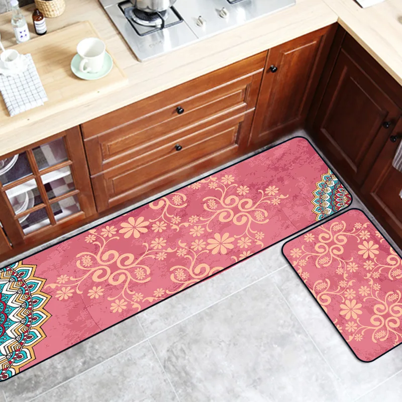 European style Kitchen strip anti-slip door mat Bedroom plush rug bathroom door mat Ethnic bohemian printing carpet custom made
European style Kitchen strip anti-slip door mat Bedroom plush rug bathroom door mat Ethnic bohemian printing carpet custom made