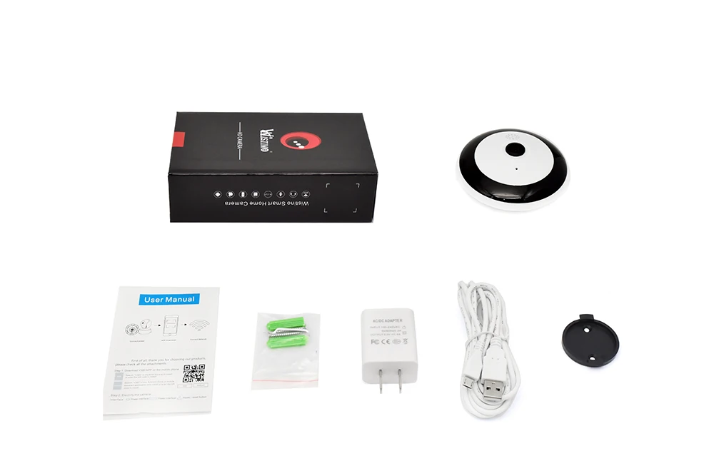 Wistino WiFi HD 1080P Panoramic VR IP Camera Surveillance Security Camera CCTV Wireless Smart Home Video Baby Monitor Alarm Night Vision V380 H.265 (16)