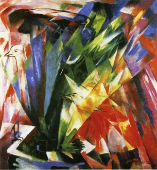 High quality Oil painting Canvas Reproductions Birds 1914. By Franz Marc hand painted
High quality Oil painting Canvas Reproductions Birds 1914. By Franz Marc hand painted