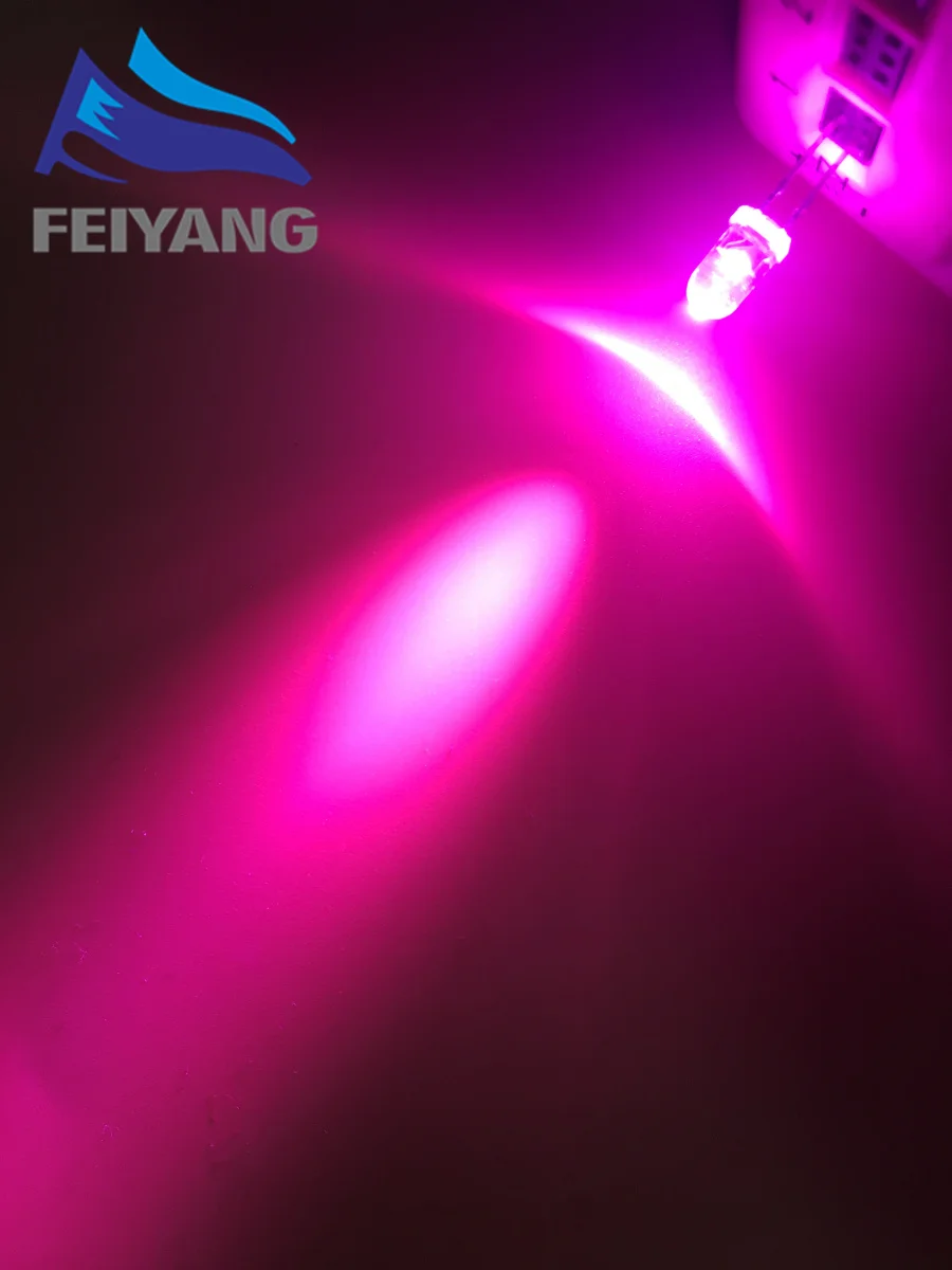 100pcs /lot 5MM Pink Round Transparent super Bright Light bulbs emitting diode LED
100pcs /lot 5MM Pink Round Transparent super Bright Light bulbs emitting diode LED