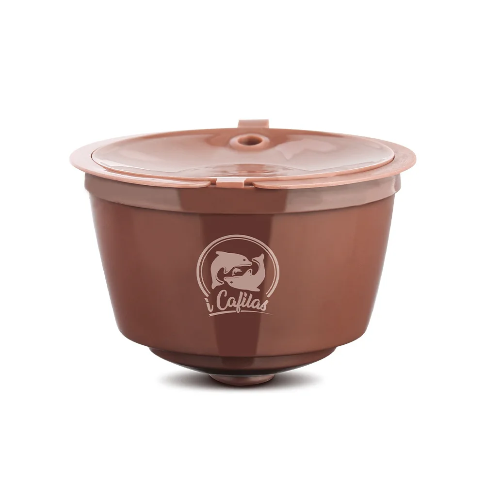 Nestle fun cool thinking unlimited re-use Dolce Gusto-filled plastic filter coffee capsule
Nestle fun cool thinking unlimited re-use Dolce Gusto-filled plastic filter coffee capsule