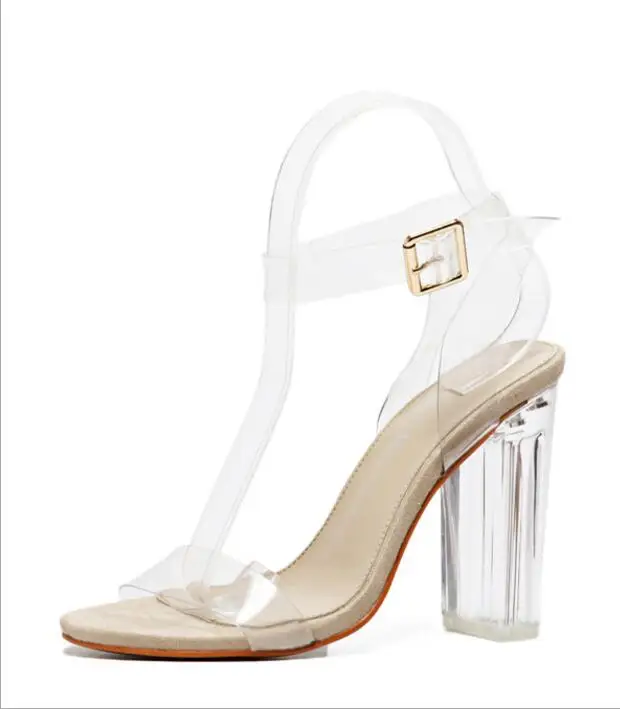 PVC transparent toe plexiglass fish nose thick high heels nightclub pump
PVC transparent toe plexiglass fish nose thick high heels nightclub pump