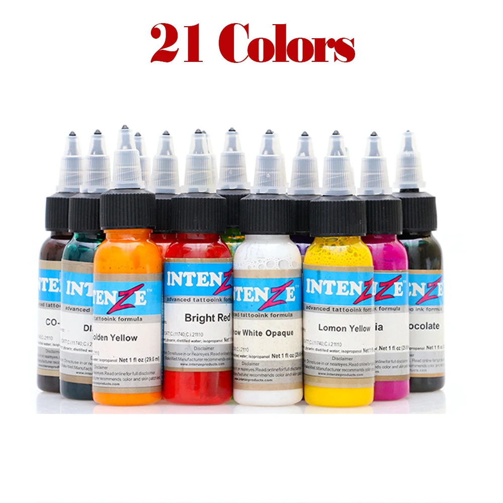 21 Color Set Tattoo Ink Set Permanent Body Paint Makeup Microblading Pigment Tattoo & Body Art Color Pigmento
21 Color Set Tattoo Ink Set Permanent Body Paint Makeup Microblading Pigment Tattoo & Body Art Color Pigmento