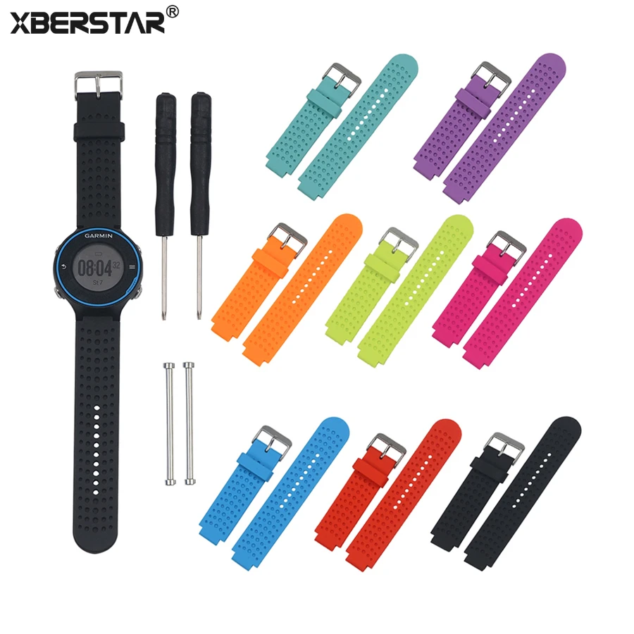 Replacement Silicone Watchbands for Garmin Forerunner 220 230 235 630 620 735XT Watch Strap With Pins & Tools
Replacement Silicone Watchbands for Garmin Forerunner 220 230 235 630 620 735XT Watch Strap With Pins & Tools