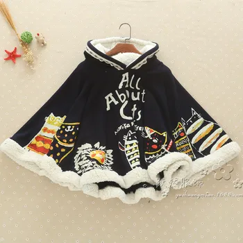 Japanese Casual Harajuku Lolita Kimono Ethnic Loose Sweet Cat Print Women Thick Warm Winter Hooded Fleece Pullover Jacket Coat
Japanese Casual Harajuku Lolita Kimono Ethnic Loose Sweet Cat Print Women Thick Warm Winter Hooded Fleece Pullover Jacket Coat