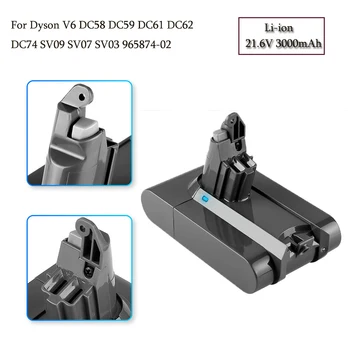 High Quality 21.6V 3000mAh Li-ion Battery for Dyson V6 DC58 DC59 DC61 DC62 DC74 SV09 SV07 SV03 965874-02 Vacuum Cleaner Battery
High Quality 21.6V 3000mAh Li-ion Battery for Dyson V6 DC58 DC59 DC61 DC62 DC74 SV09 SV07 SV03 965874-02 Vacuum Cleaner Battery