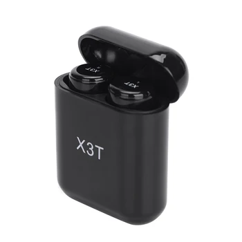 X3T TWS True Wireless Bluetooth Earphone Stereo Sport Headset Music BT 4.2 Headphone Multi-point Connection with Mic Power Bank
X3T TWS True Wireless Bluetooth Earphone Stereo Sport Headset Music BT 4.2 Headphone Multi-point Connection with Mic Power Bank