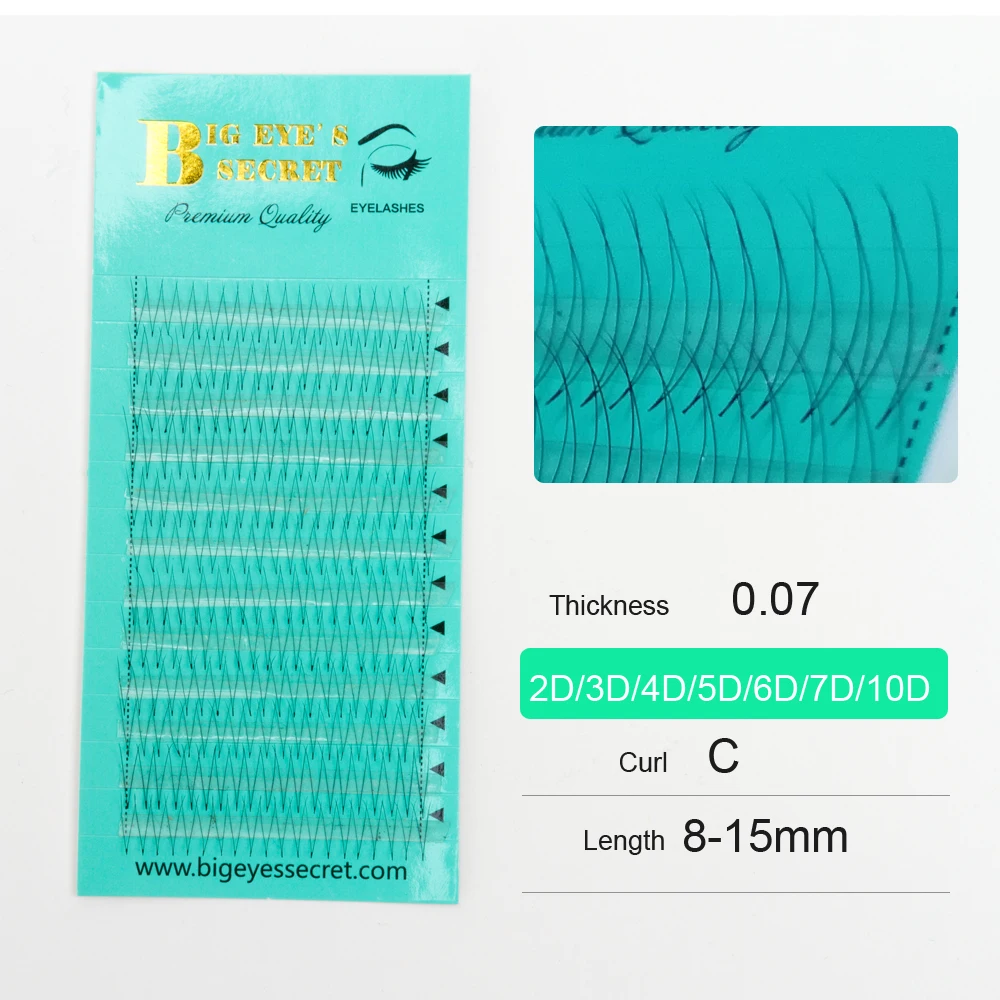 Big Eye's Secret Lashes Extension 2D3D4D5D6D7D10D Premade Fans Eyelash Extensions False Eyelashes Pre Made Volume Fans
Big Eye's Secret Lashes Extension 2D3D4D5D6D7D10D Premade Fans Eyelash Extensions False Eyelashes Pre Made Volume Fans