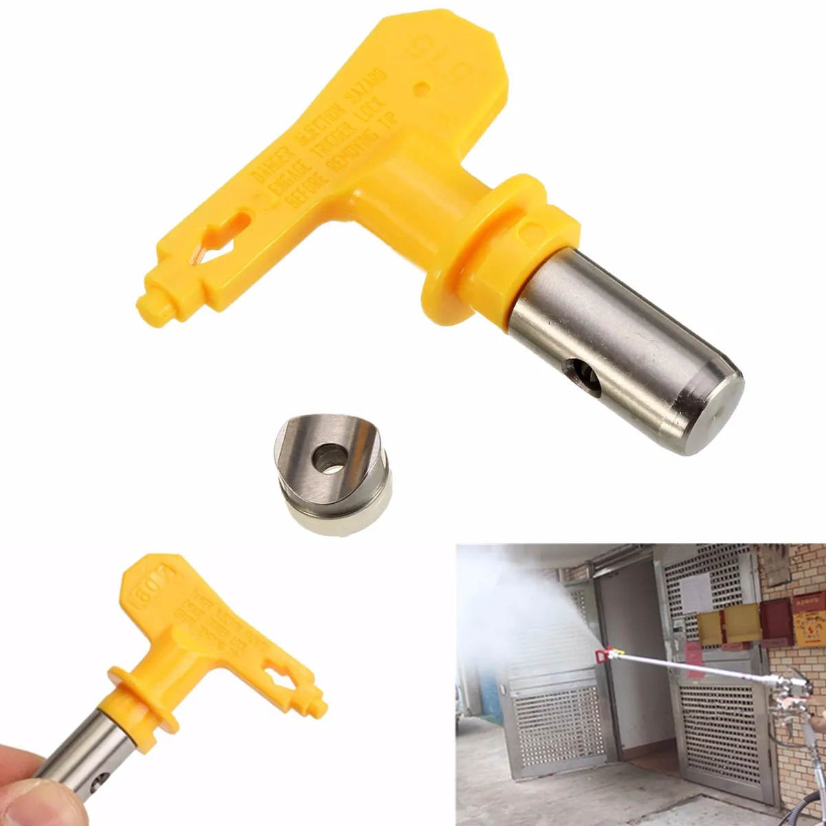 Yellow 5 Series Airless spray Tip For Spray G un Spray Accessories